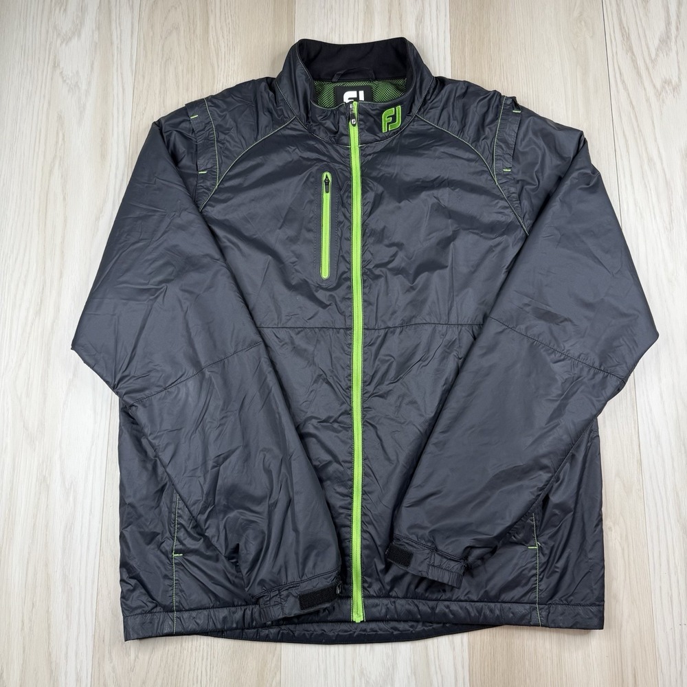 FootJoy FJ Golf Tour Jacket Windbreaker Full Zip Lightweight Insulated Mens XL